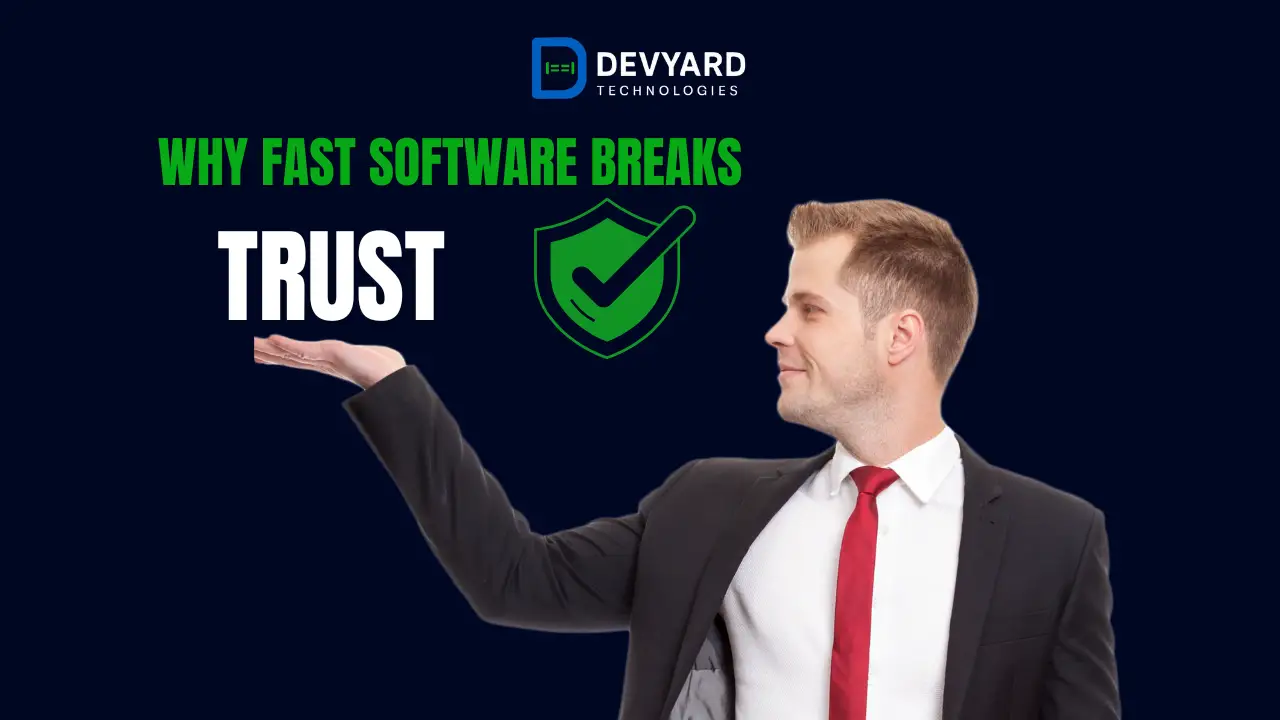 Why Fast Software Breaks Trust
